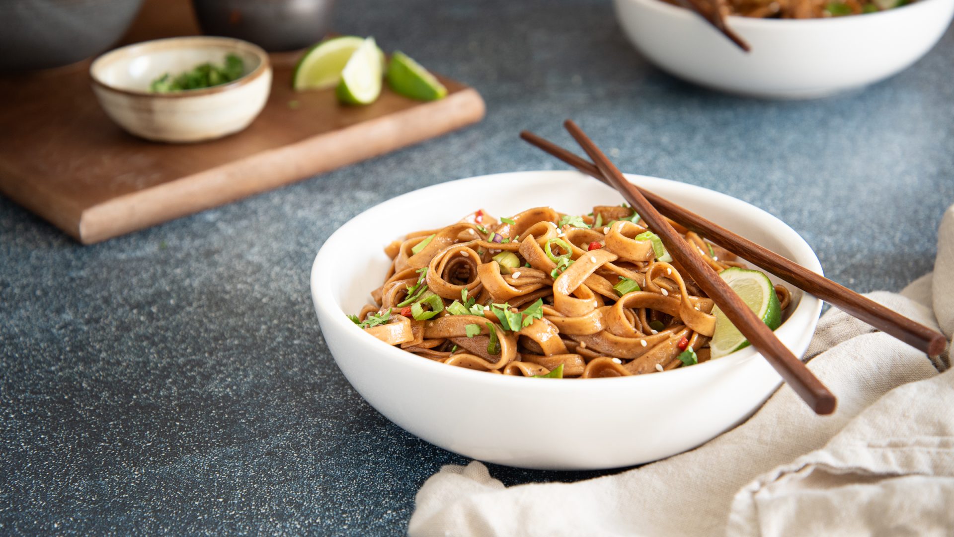 Hot Honey Garlic Noodles