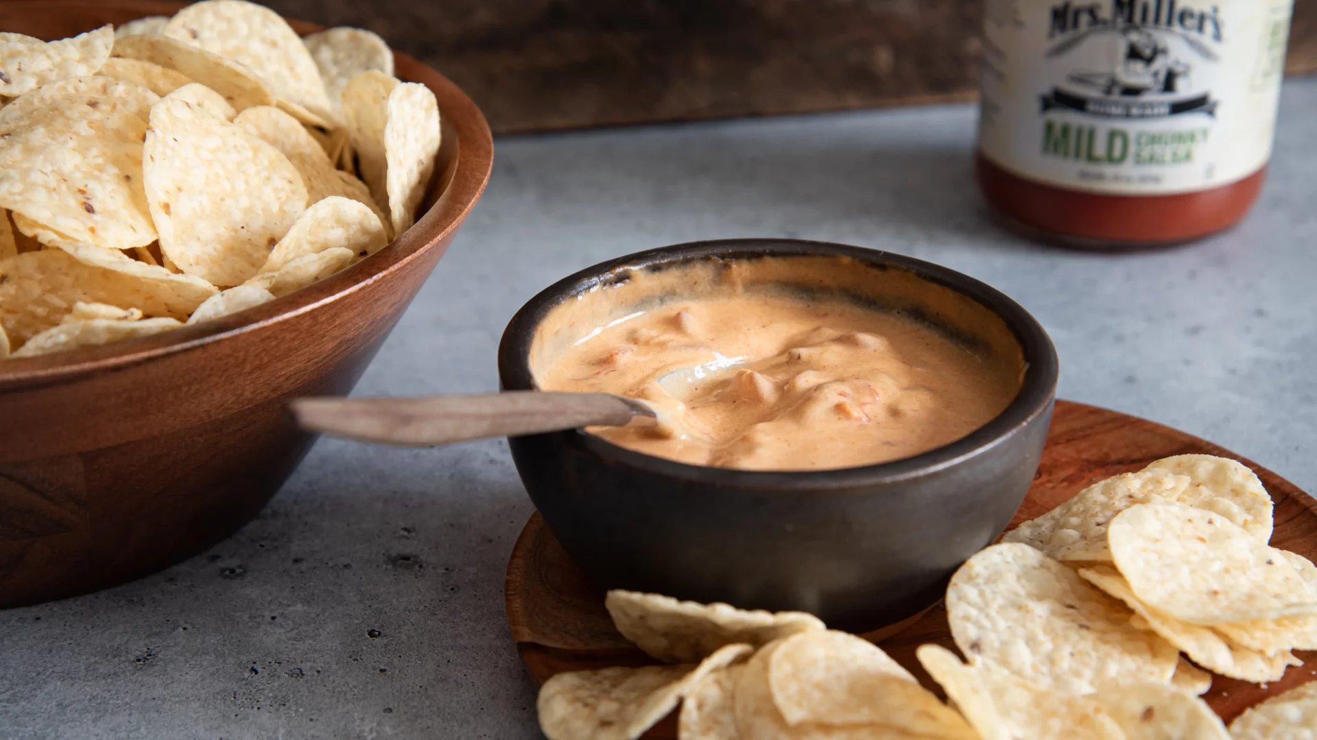 Salsa and Velveeta Cheese Dip