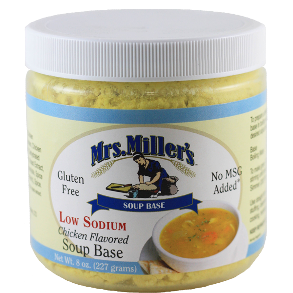 Low Sodium Chicken Soup Base 6/8oz – Mrs Miller’s