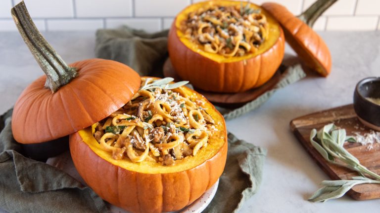 Stuffed Pumpkin Pasta