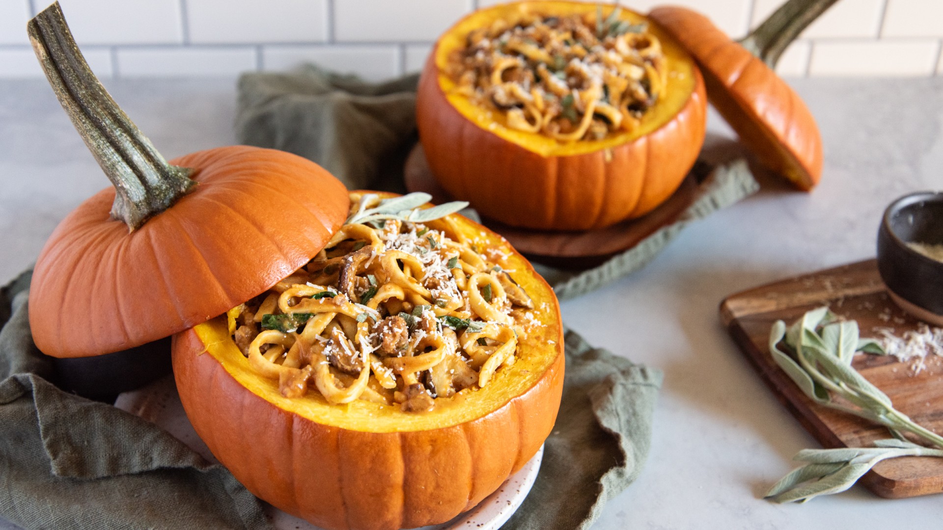 Stuffed Pumpkin Pasta