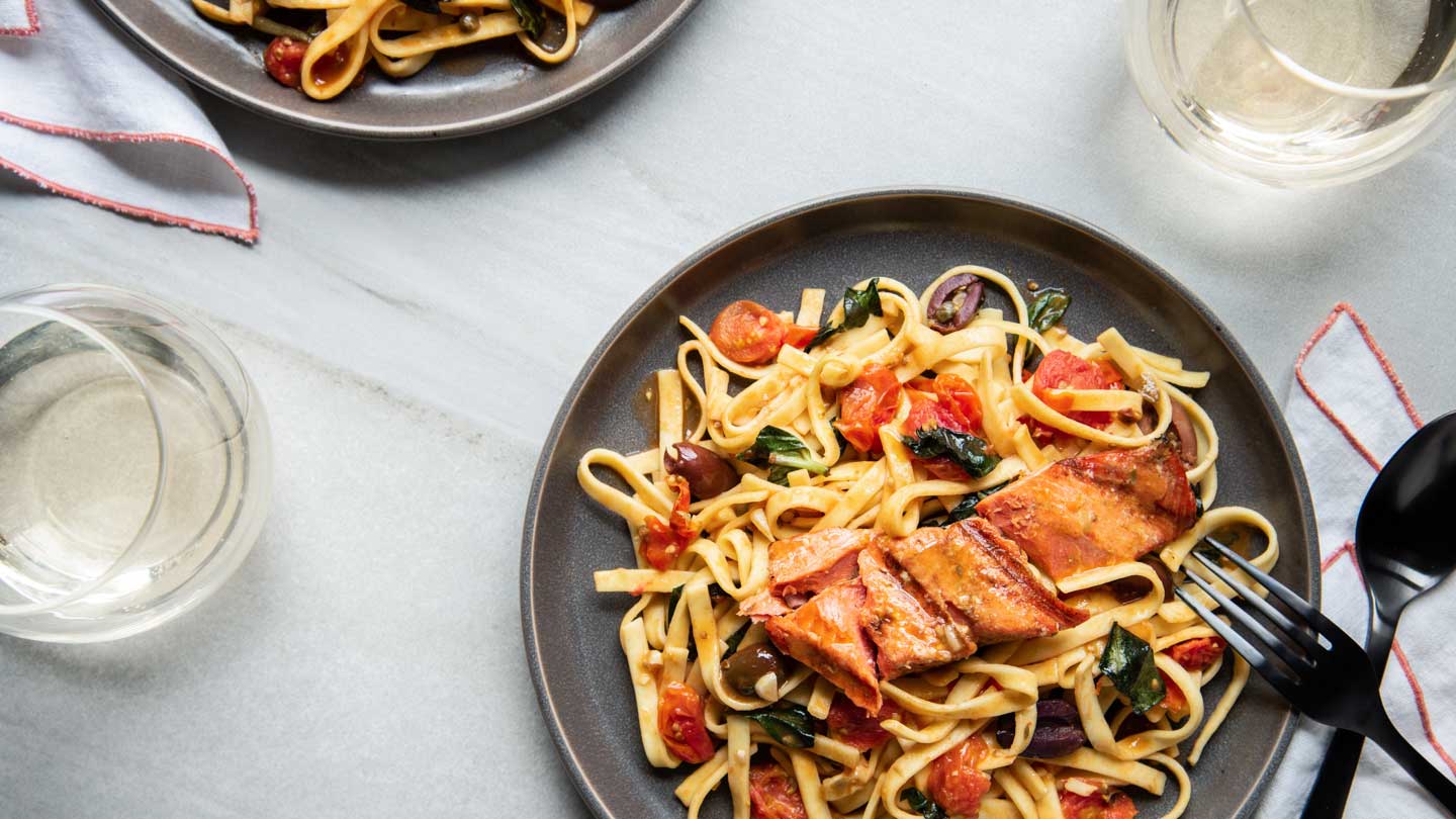 Salmon Puttanesca